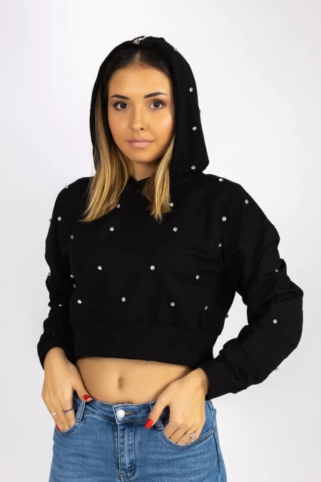Damen Hoodie NG3288 Black | Kikiriki