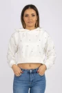 Damen Hoodie NG3288 Weiß | Kikiriki