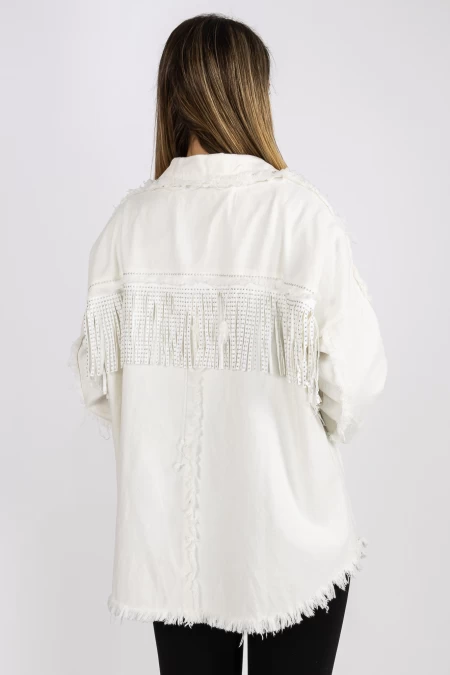 Frauen TR268 Hemd weiß Kikiriki