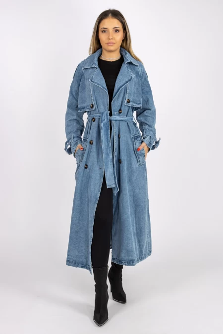 Damen TR323 Blaue Jacke Kikiriki