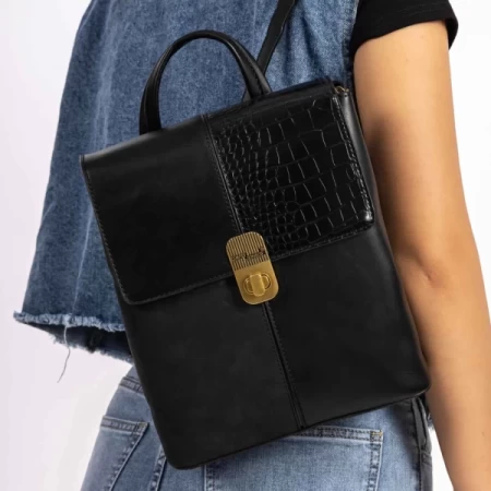 Rucksacktasche für Frauen 6932-3 Schwarz | David Jones