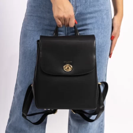 Rucksacktasche für Frauen 6904-2 Schwarz | David Jones