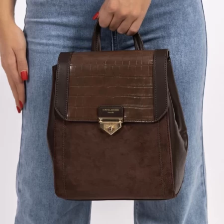 Rucksacktasche für Frauen 6845-2 Brown David Jones