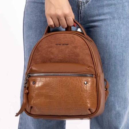 Rucksacktasche für Frauen 6869-4 Brown David Jones