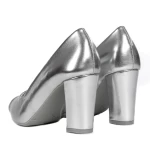 Schuhe auf einer dicken Sohle 3xkk69 Silber Mei