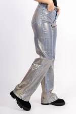 Frauenhose HM6538-1 Blau-Gold Kikiriki