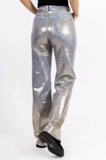Frauenhose HM6538-1 Blau-Gold Kikiriki