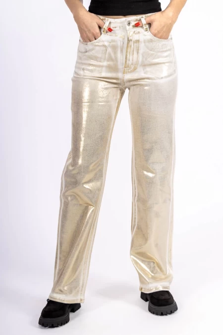 Frauenhose HM6570-2 Beige-Gold Kikiriki