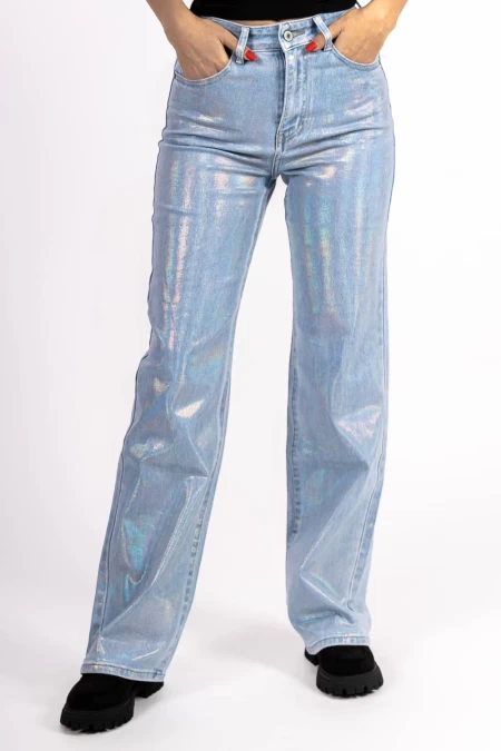 Frauen Jeans RD8368-2 Blau Kikiriki