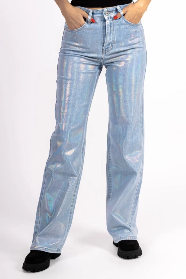 Frauen Jeans RD8368-2 Blau Kikiriki