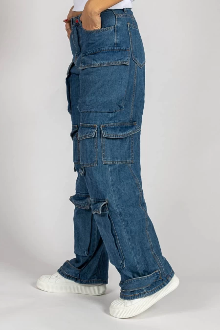 Frauen Jeans Tr093 Blau Kikiriki