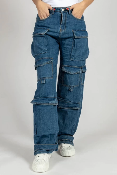 Frauen Jeans Tr093 Blau Kikiriki