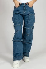 Frauen Jeans Tr093 Blau Kikiriki
