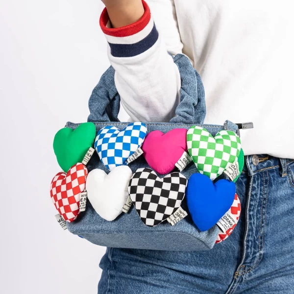 Handtasche 69096-3 Blau Mei