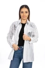 Frauen C9668 T -Shirt Weiß Kikiriki
