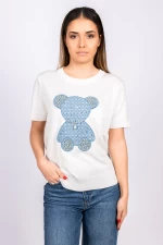 Frauen Sweatshirt VMC5538 Weiß | Kikiriki