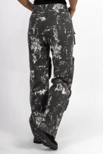 Frauen Jeans HM6625-1 Black-Biała | Kikiriki