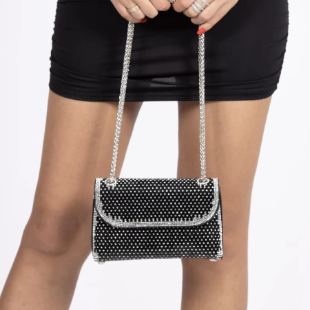 Handtasche 3755-5 Schwarz | Mei