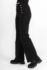 Schwarze Jeans von Frauen HW-81A Kikiriki