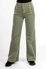 HW-81d Khaki Jeans für Frauen Kikiriki