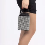 A01 Silberhandtasche Mei