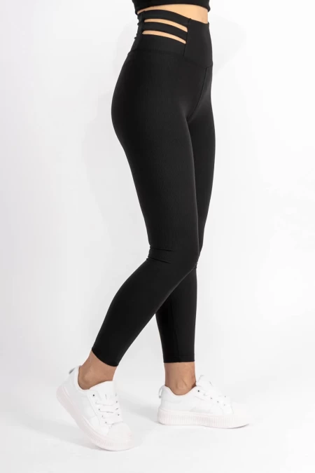 Frauen-Leggings NG68008-1 Schwarz | Kikiriki
