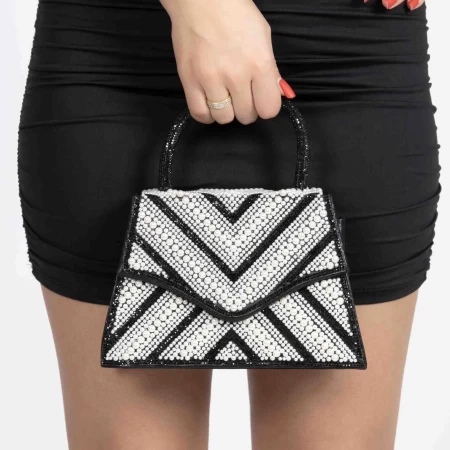 Handtasche Z3171 Schwarz | Mei