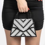 Handtasche Z3171 Schwarz | Mei