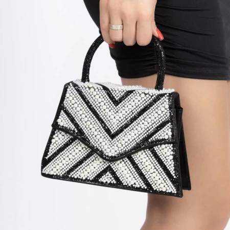 Handtasche Z3171 Schwarz | Mei