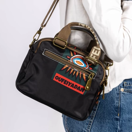 Handtasche 6620 Schwarz Mei
