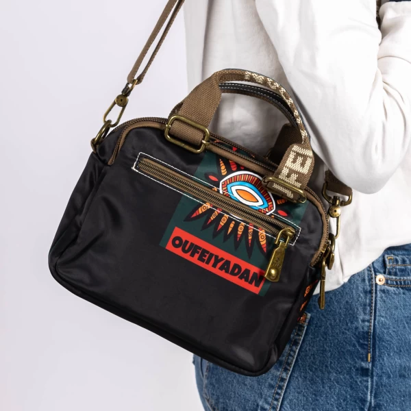 Handtasche 6620 Schwarz Mei