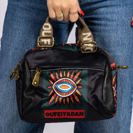 Handtasche 6620 Schwarz Mei