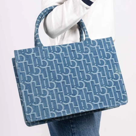 Handtasche 8010 Blau Mei