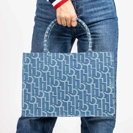 Handtasche 8010 Blau Mei
