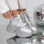 Frauenstiefel im Frühlings-Jesjn27 Silber Mei