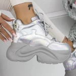 Frauenstiefel im Frühlings-Jesjn27 Silber Mei