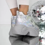 Frauenstiefel im Frühlings-Jesjn27 Silber Mei