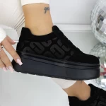 Frauen -Sneaker 3WL198 Schwarz Mei