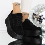 Frauen -Sneaker 3WL198 Schwarz Mei