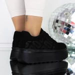 Frauen -Sneaker 3WL198 Schwarz Mei