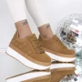 Frauen -Sneaker 3WL198 Gelb Mei