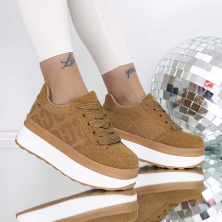 Frauen -Sneaker 3WL198 Gelb Mei