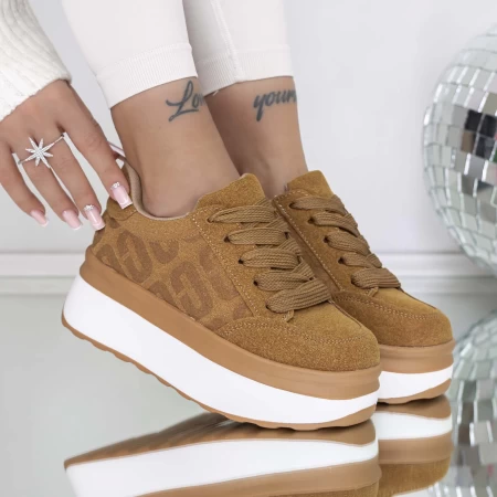 Frauen -Sneaker 3WL198 Gelb Mei