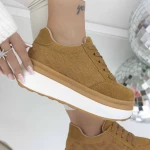 Frauen -Sneaker 3WL198 Gelb Mei
