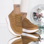 Frauen -Sneaker 3WL198 Gelb Mei