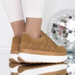 Frauen -Sneaker 3WL198 Gelb Mei