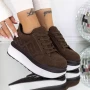 Frauen -Sneaker 3WL198 Brown Mei