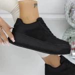 Frauen -Sneaker 3WL199 Schwarz Mei