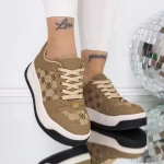 Frauen -Sneaker 3WL199 Beige Mei