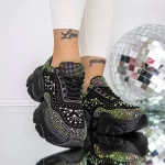 Frauen -Sneaker 3WL203 Schwarz Mei